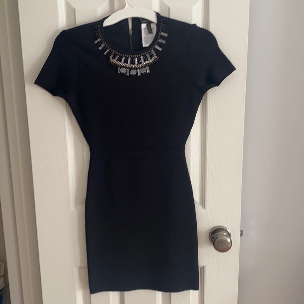 BCBGMAXAZRIA black mini dress